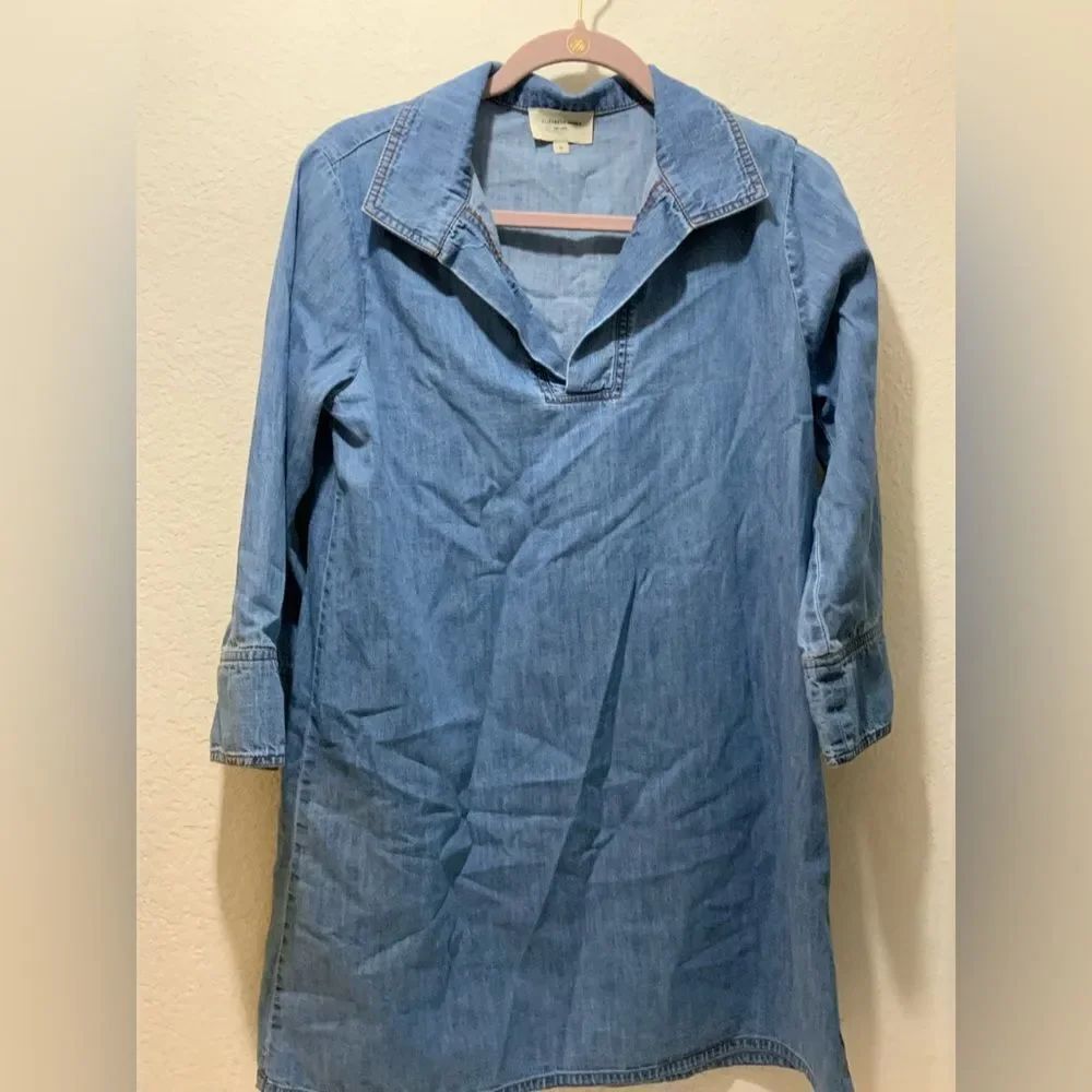 Elizabeth and James the label Shirt Mini Dress 100% cotton sa1